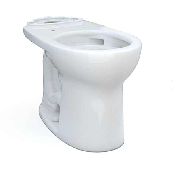 Drake Round Toilet Bowl Only with Cefiontect, Less Seat, Cotton